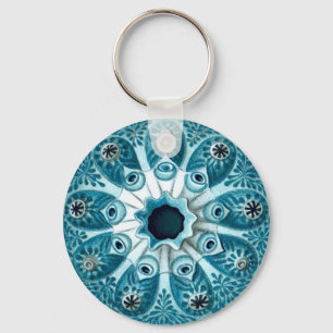 Botryllus Polycyclus Ernst Haeckel Fine Art Keychain