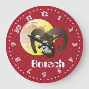 Botsch 21 mars fin 20 avrigl Ura Large Clock