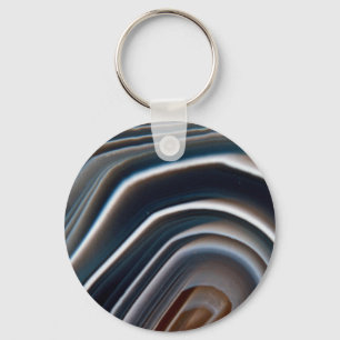Botswana agate keychain