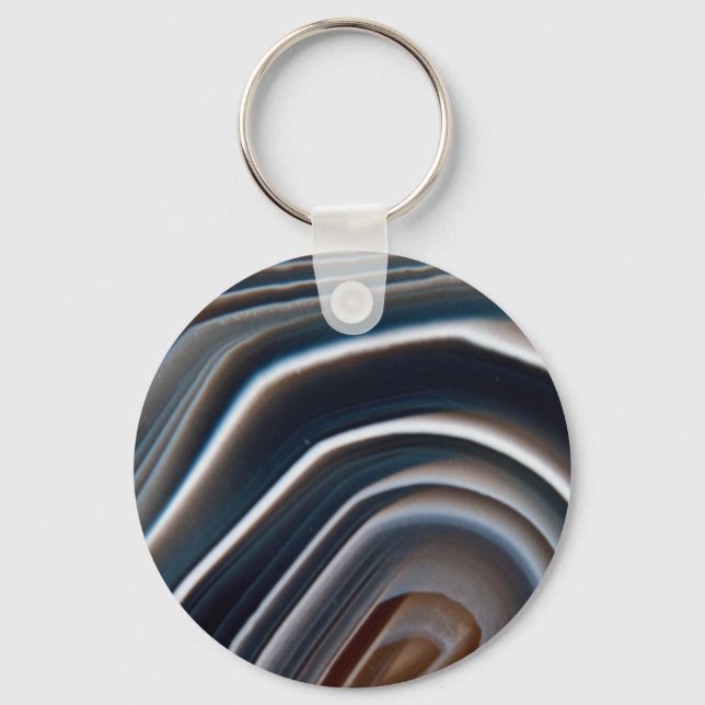 Botswana agate keychain (Front)