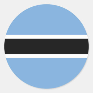 botswana classic round sticker