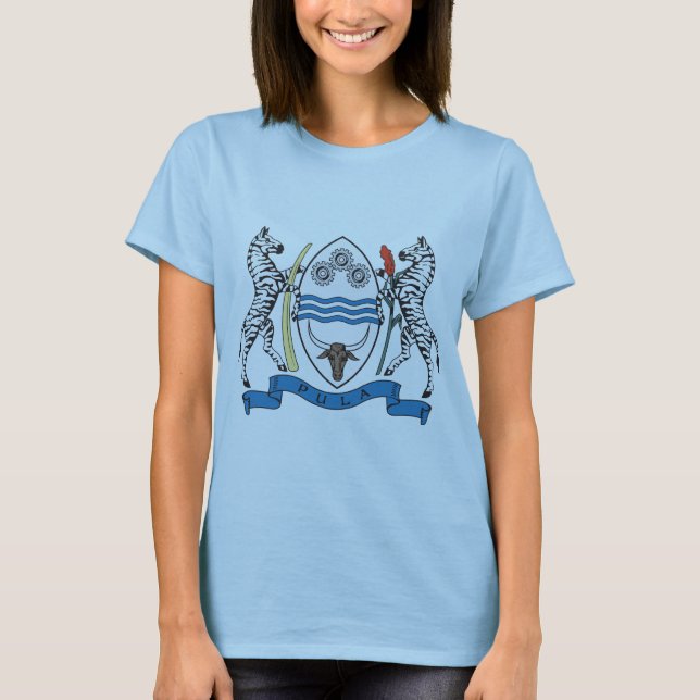 Botswana Coat of Arms T-shirt (Front)