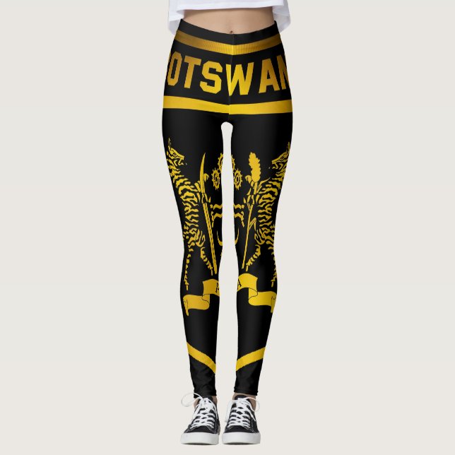 Botswana Emblem Leggings (Front)