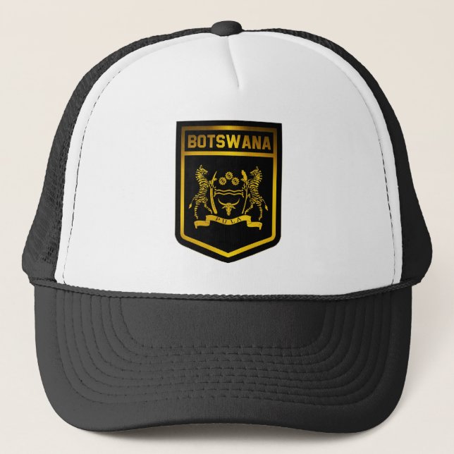 Botswana Emblem Trucker Hat (Front)