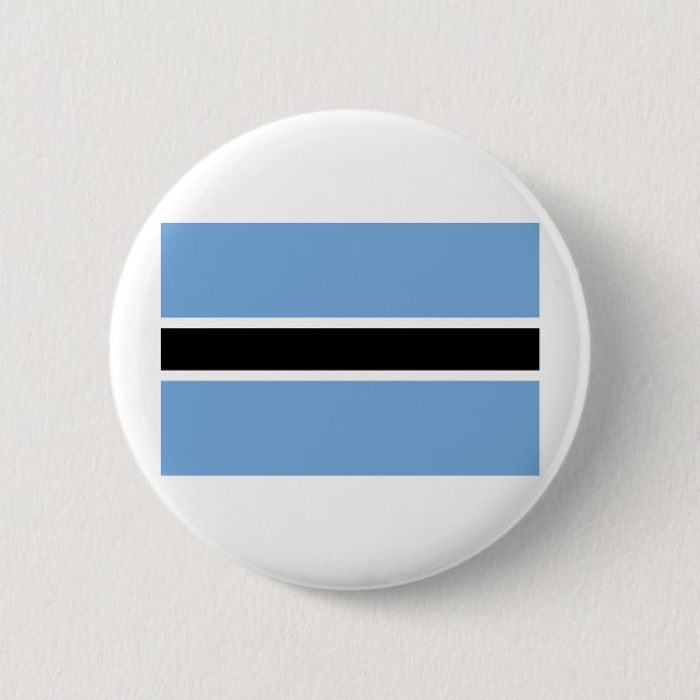 Botswana Flag 2 Inch Round Button (Front)