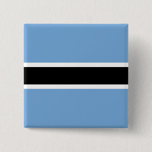 Botswana Flag 2 Inch Square Button
