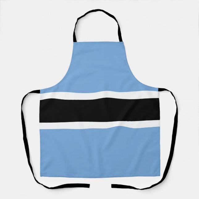 Botswana flag apron (Front)