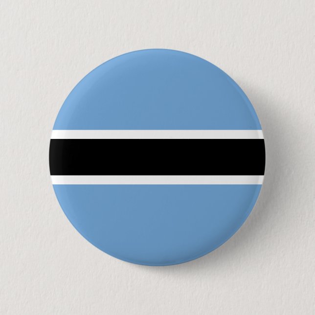 Botswana Flag Button (Front)