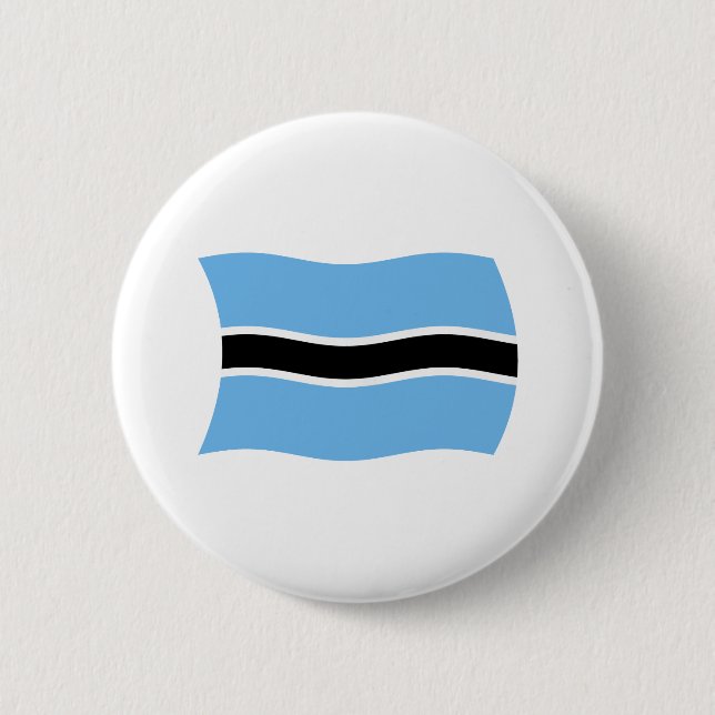 Botswana Flag Button (Front)