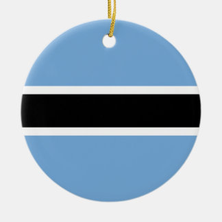 Botswana Flag Ceramic Ornament
