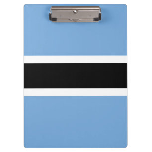 Botswana flag clipboard