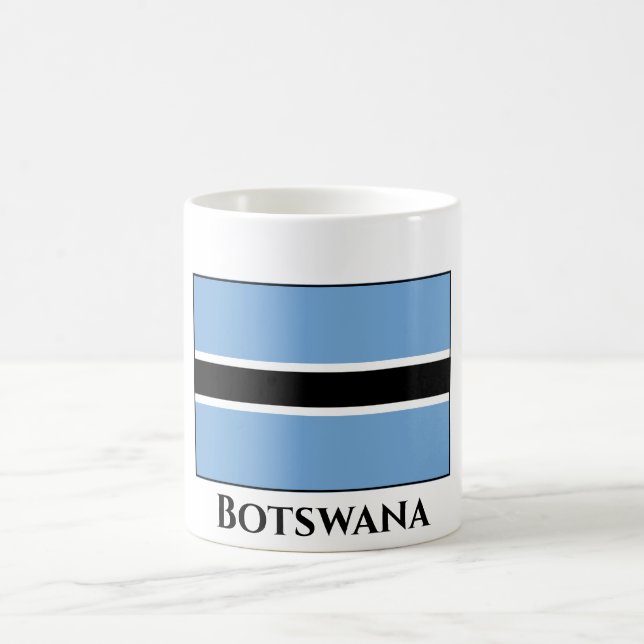 Botswana Flag Coffee Mug (Center)