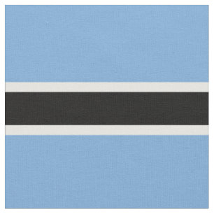 Botswana flag fabric