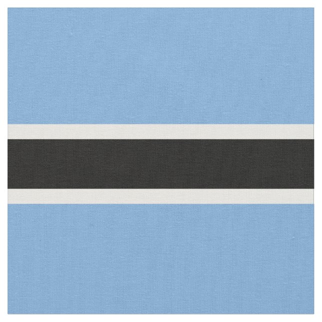 Botswana flag fabric (Close Up)
