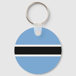 Botswana Flag Keychain