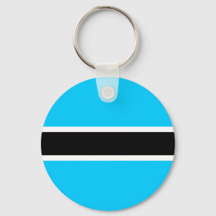 Botswana Flag Keychain
