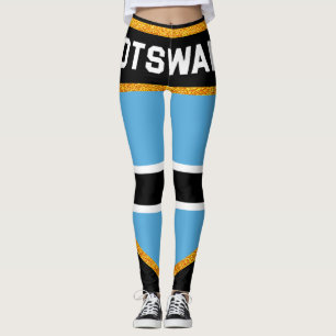 Botswana Flag Leggings