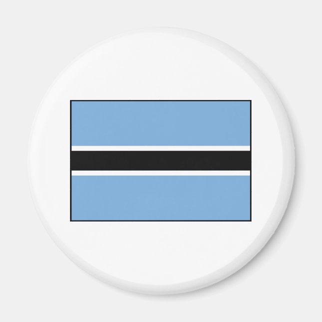 Botswana Flag Magnet (Front)