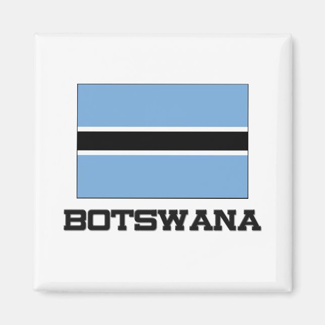 Botswana Flag Magnet (Front)