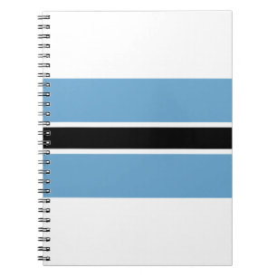 Botswana Flag Notebook
