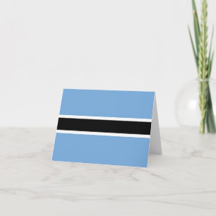 Botswana Flag Notecard