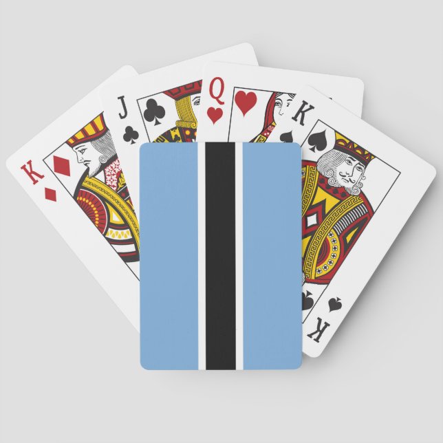 Botswana Flag Playing Cards (Back)