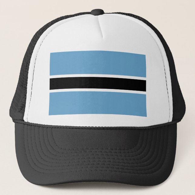 Botswana Flag Trucker Hat (Front)
