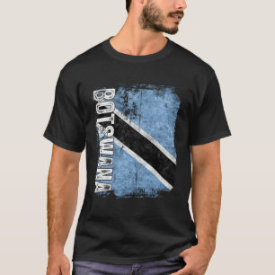 BOTSWANA Flag Vintage Distressed BOTSWANA T-Shirt