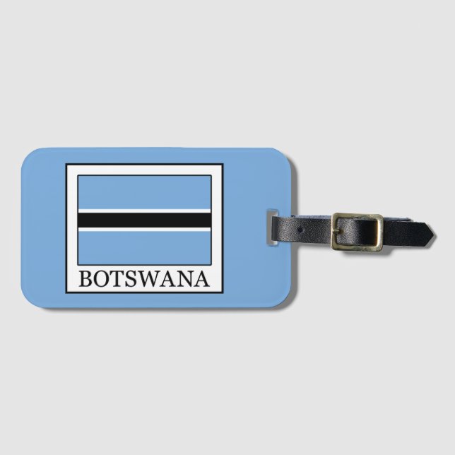 Botswana Luggage Tag (Front Horizontal)