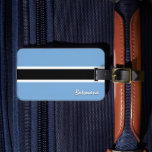 Botswana Luggage Tags, patriotic Botswana Flag Tag<br><div class="desc">Luggage Tag: Botswana Flag & Botswana holiday suitcase,  luggage tags - love my country,  travel,  national patriots / sports fans</div>