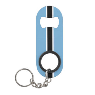 Botswana National Pride Patriotic Keychain Bottle Opener