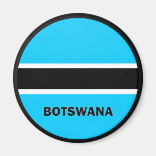 Botswana Roundel quality Flag Magnet