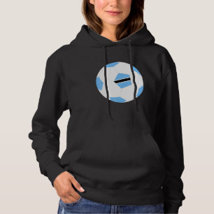 Botswana Soccer Ball Motswana Flag Jersey Pride Hoodie