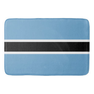 Botswanan Flag (Botswana) Bath Mat
