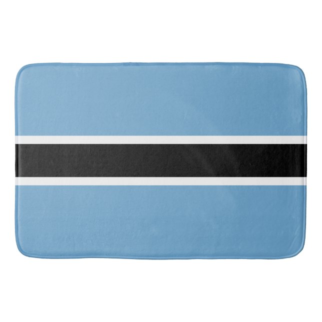 Botswanan Flag (Botswana) Bath Mat (Front)