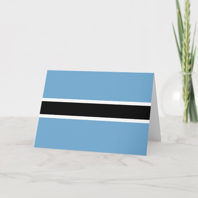 Botswanan Flag (Botswana) Card (Front)