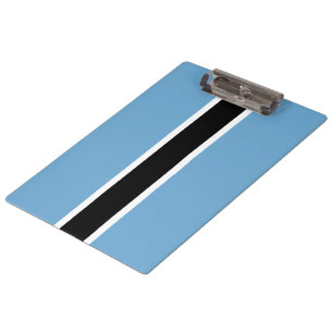 Botswanan Flag (Botswana) Clipboard