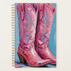 Bottes de cowgirl roses