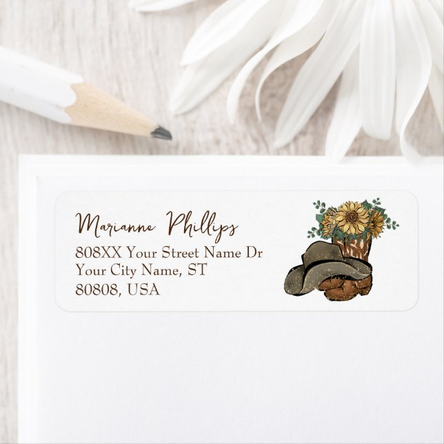 Bottes pour fille et Casquette avec tournesol (En situation)