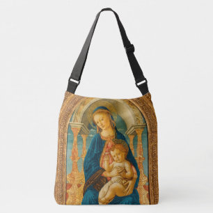 Botticelli (1445-1510) Madonna & Child Enthroned Crossbody Bag