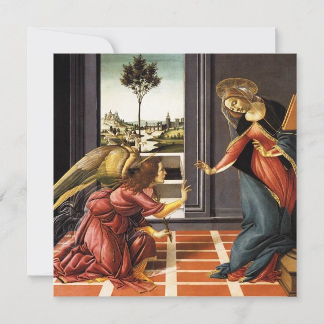 Botticelli Annunciation Invitations (Front)