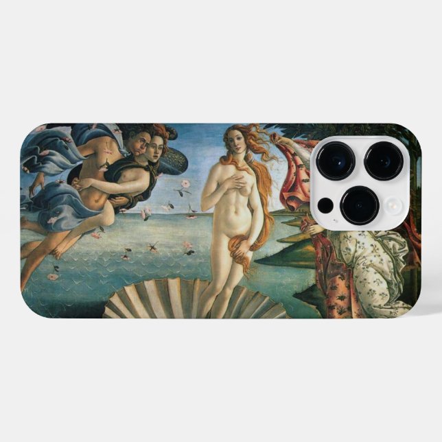 Botticelli Birth of Venus iPhone Case (Back Horizontal)