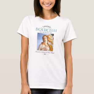 Botticelli Birth of Venus Painting and Painter Bio T-Shirt