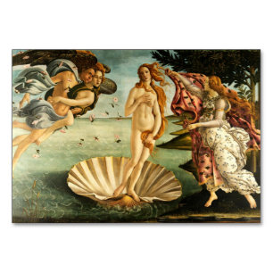 Botticelli Birth Of Venus Renaissance Art Painting Table Number