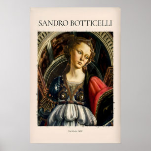 Botticelli Fortitude 1470 Allegory Virtue Art Poster