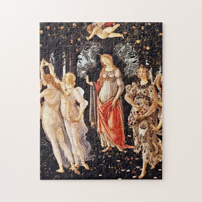 Botticelli - La Primavera Spring Jigsaw Puzzle (Vertical)
