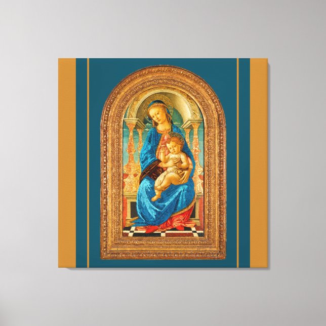 Botticelli Madonna and Child  Canvas Print (Front)