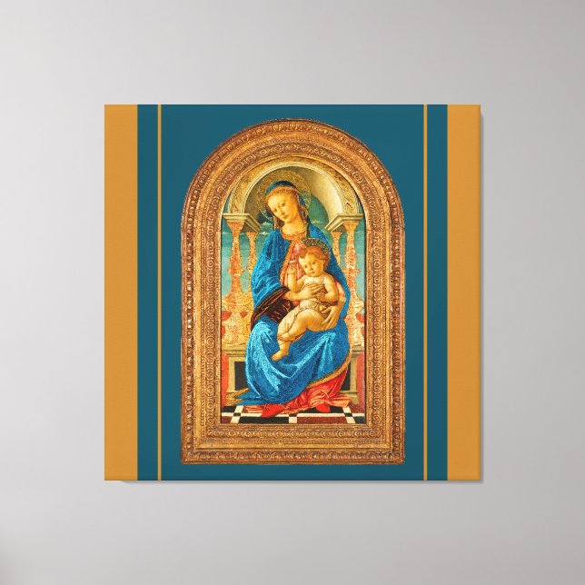 Botticelli Madonna and Child  Canvas Print (Front)