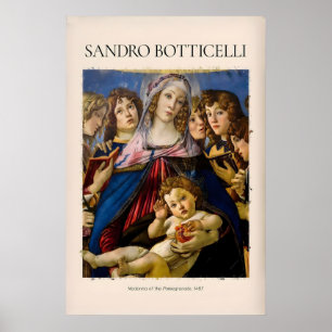 Botticelli Madonna de la Grenade Impression d'art