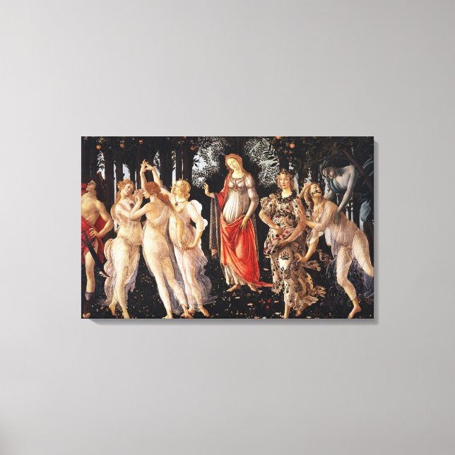 Botticelli Primavera Canvas Print (Front)